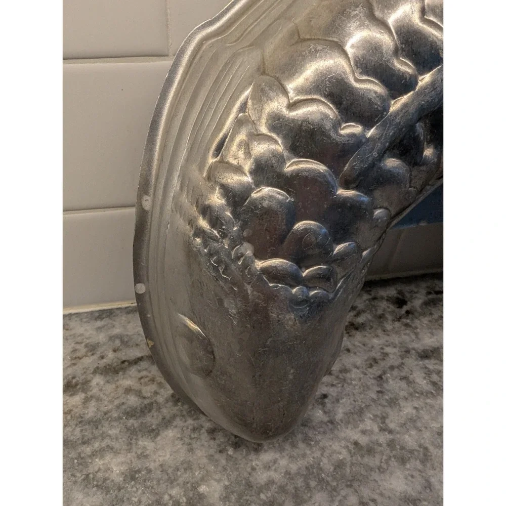 Vintage MIRRO FISH Mold Jello Jelly Cake‎ Wall Art 725M